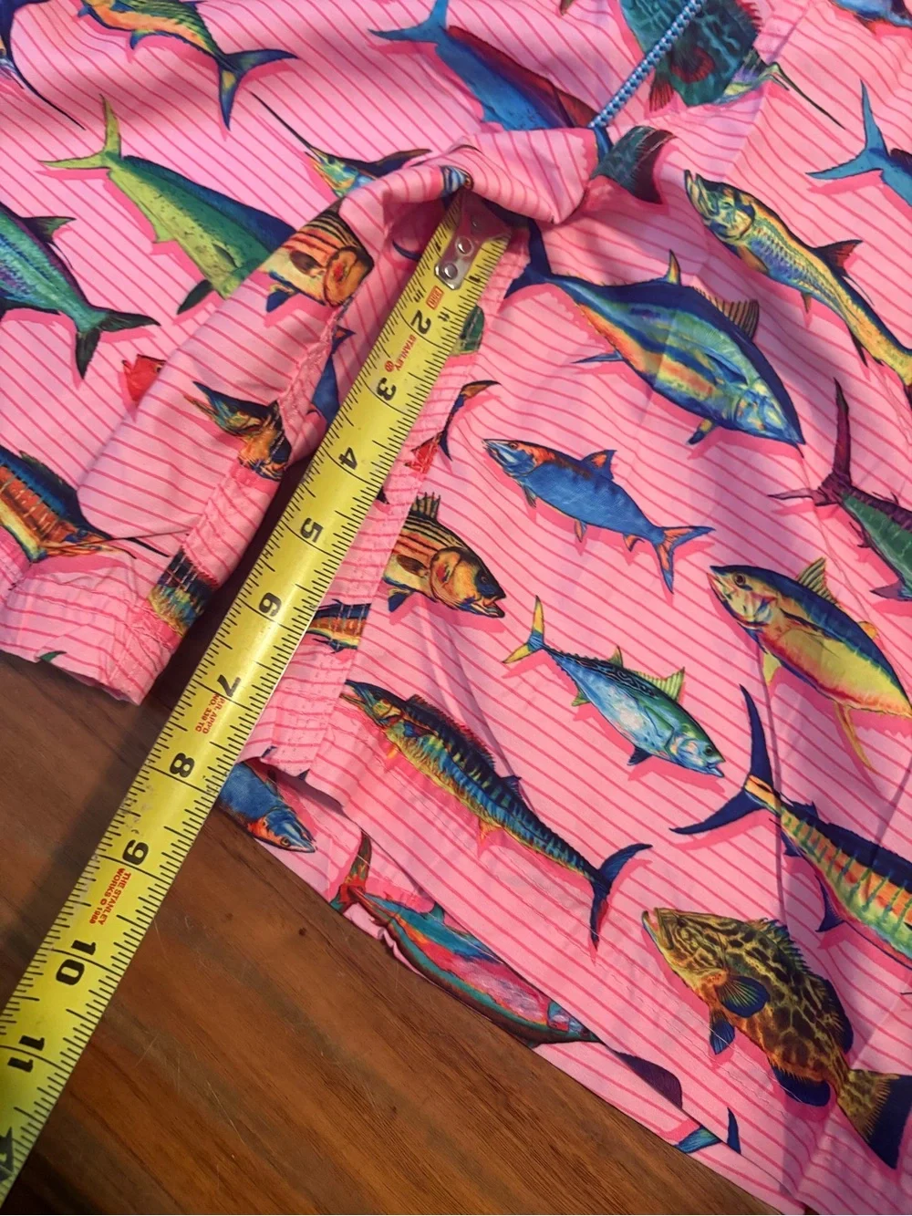 Broken Threads Surf Fish Hybrid‎ Swim Trunks Board Shorts Print M NWT (1358)